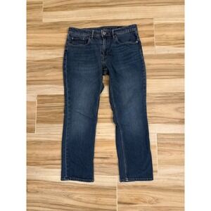 Bonobos Mens Straight Leg Denim Jeans Medium Wash Size 35x30 Blue